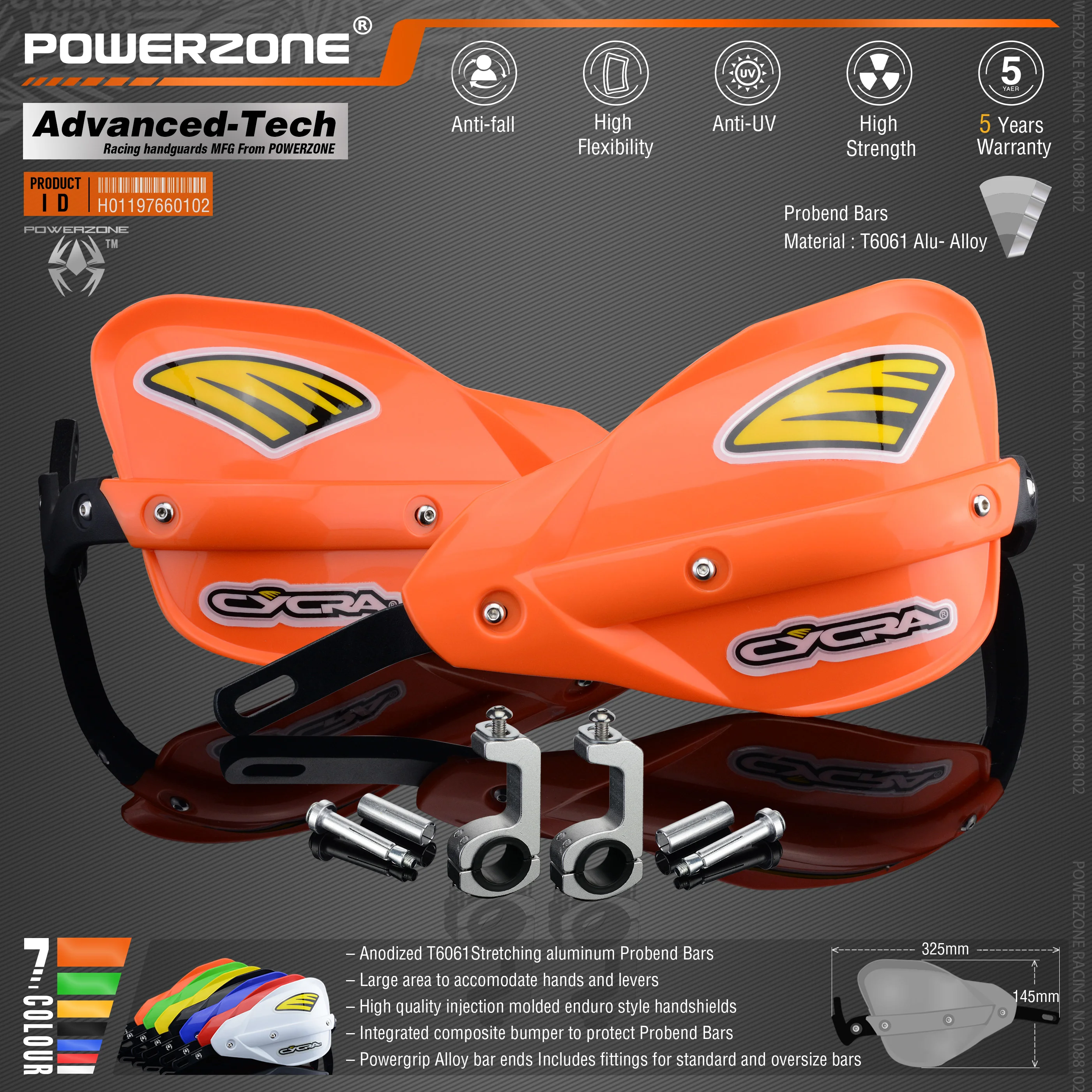Ручки powerzone probend для honda