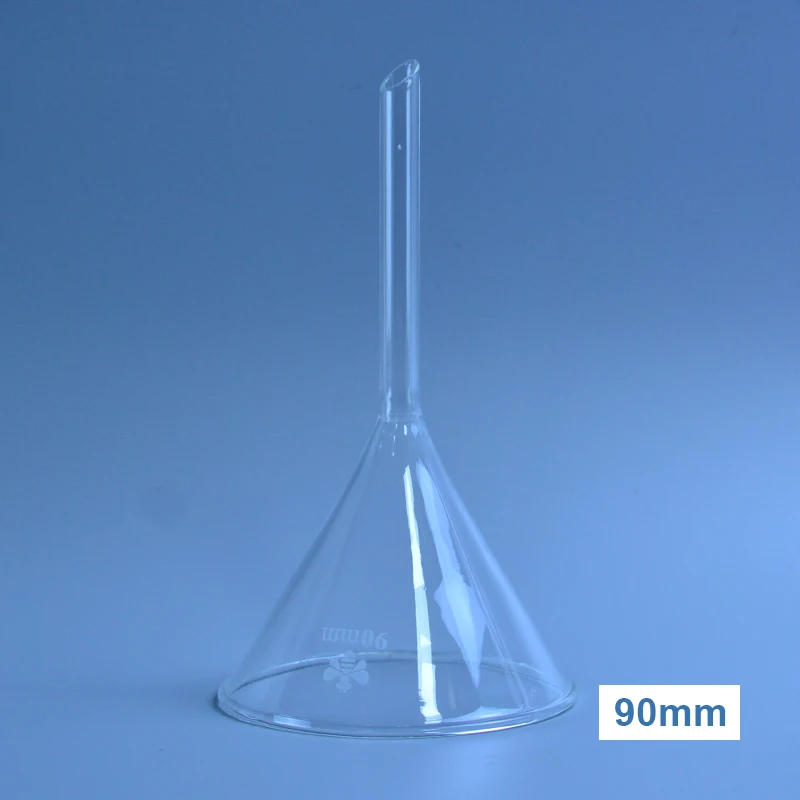 Прозрачная треугольная воронка из стекла - Фотография_3