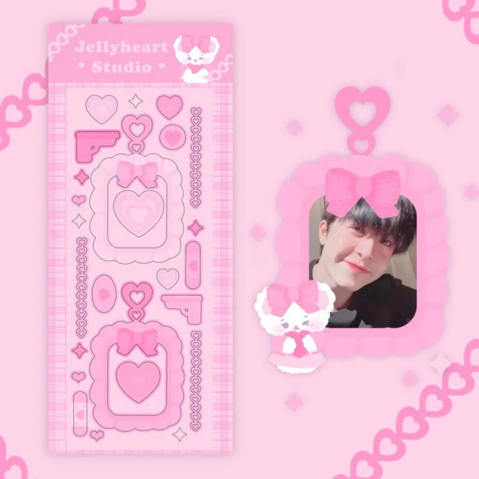 Корейские ins kawaii розовые наклейки - Фотография_3