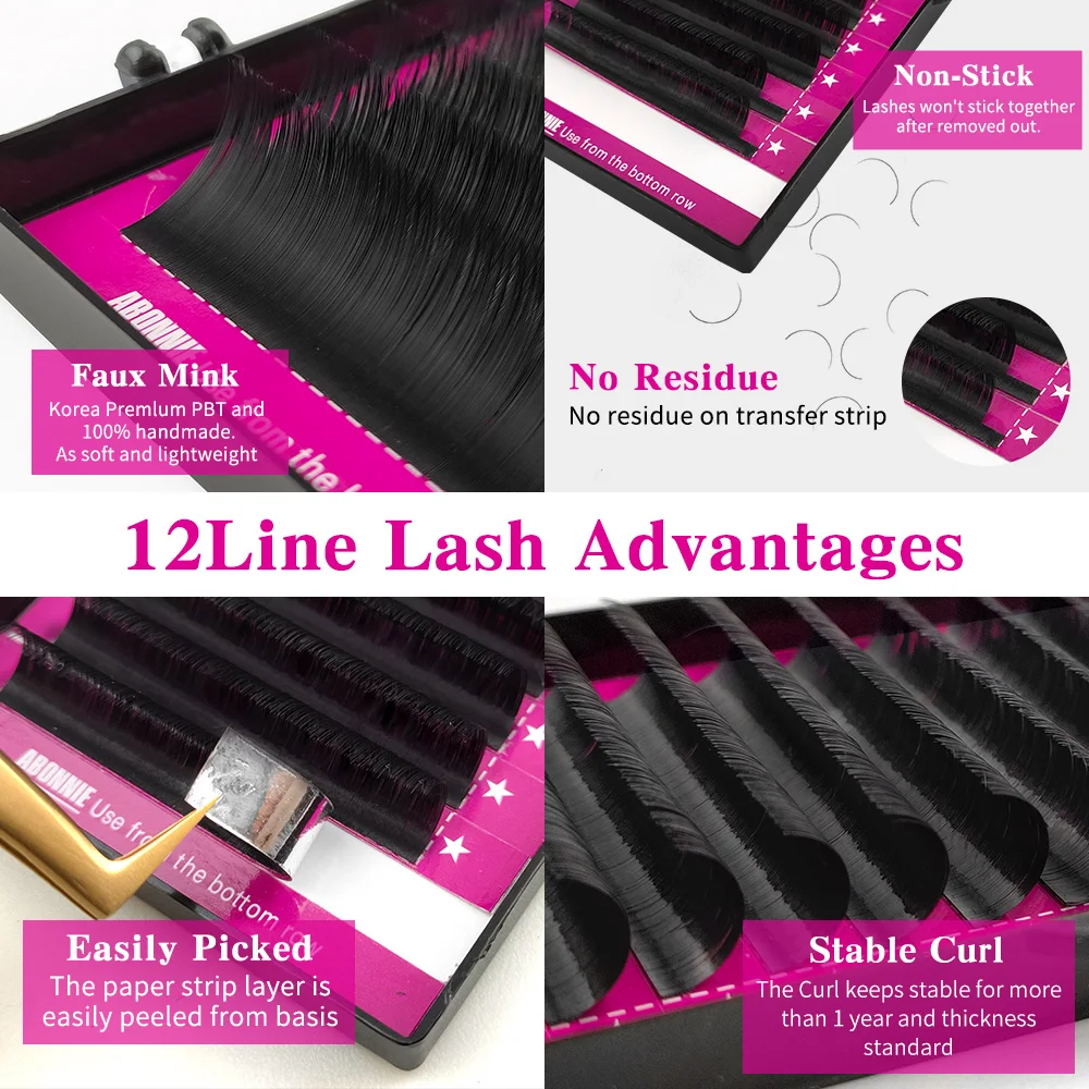 Abonnie fluffy classic lashes extensions - Фотография_3