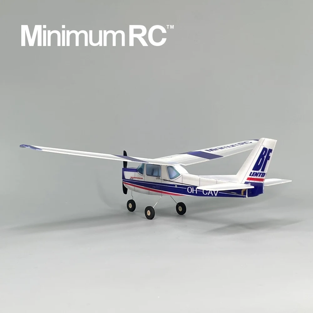 Миниатюрный комплект самолета синий cessna152 360 мм - Фотография_4