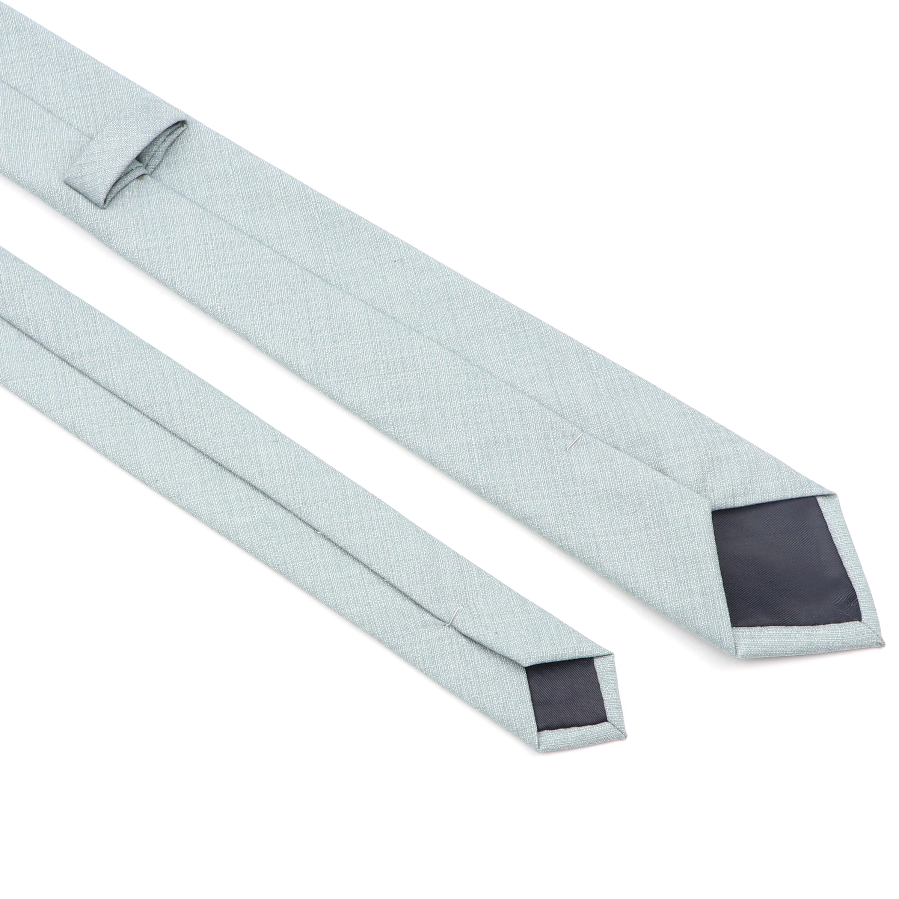 Новые классические однотонные галстуки высокого качества - Фотография_3