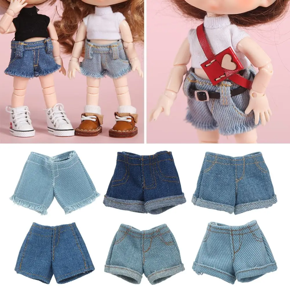 Джинсовые шорты для кукол blythe 2022 - Фотография_2