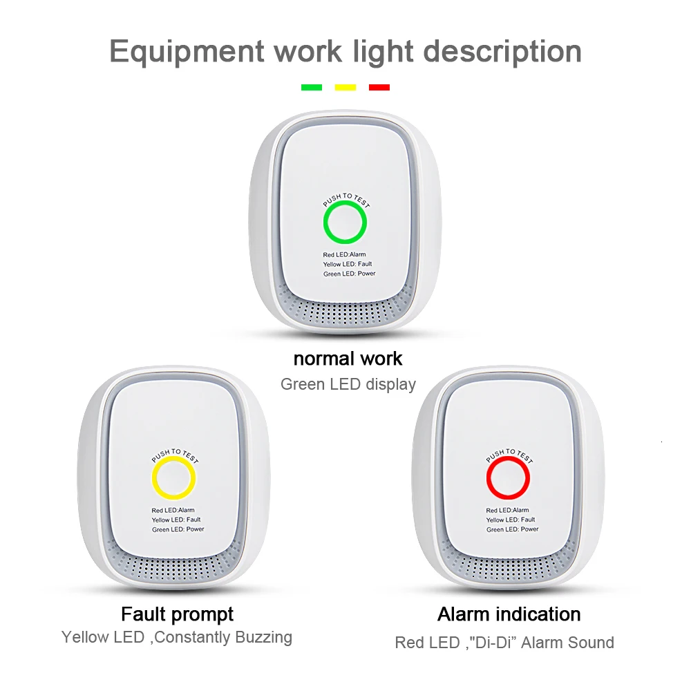 Датчик утечки горючего газа tuya zigbee3 - Фотография_3