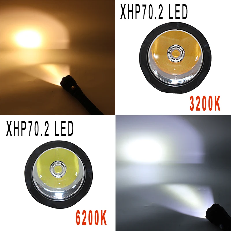Светодиодный фонарь для дайвинга xhp70.2 - Фотография_2