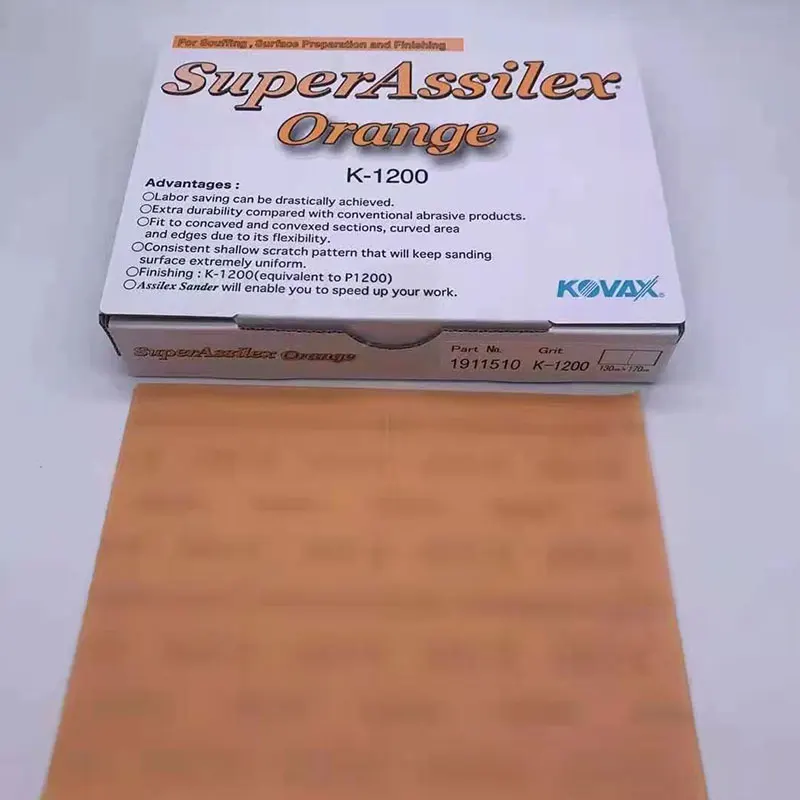 Японская квадратная мягкая абразивная бумага kovax - Фотография_5