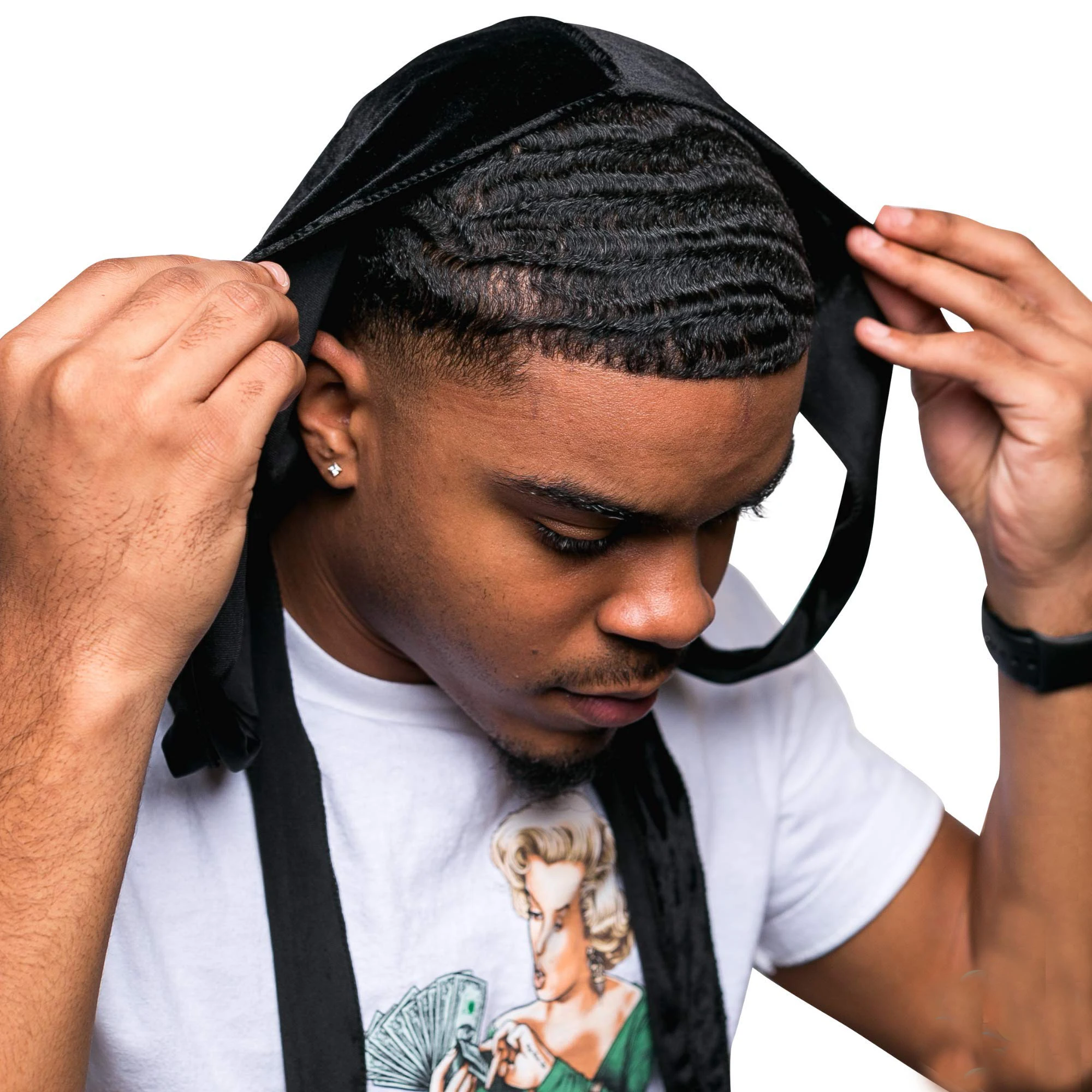 Улучшенная бархатная ткань durag - Фотография_3