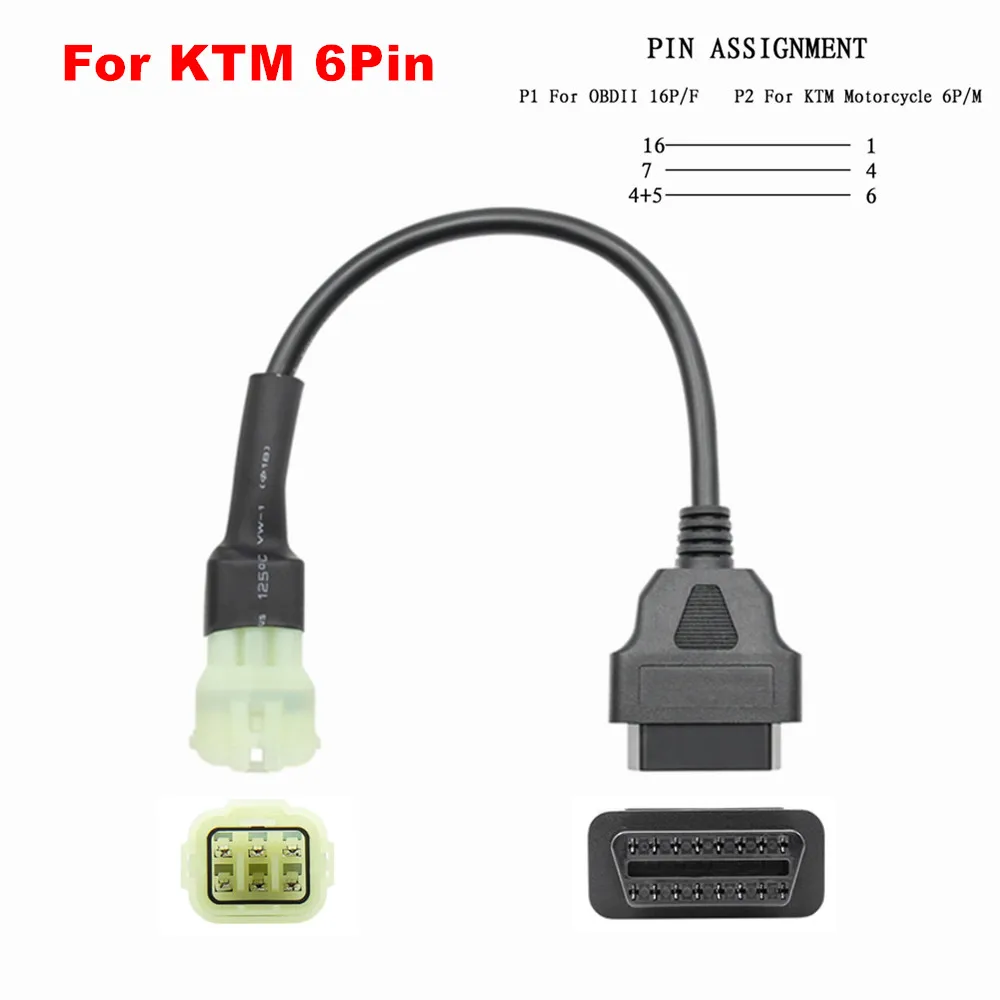 Мотоцикл obd2 удлинитель диагностический - Фотография_5