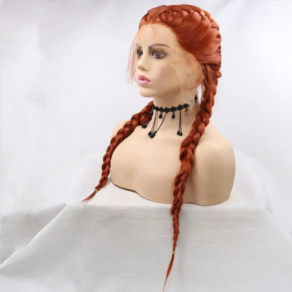 Женский синтетический парик с двойной оплеткой - Фотография_3