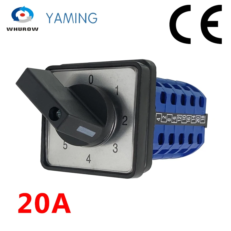 Diy 20a 0-5 позиций 5 полюсов переключение