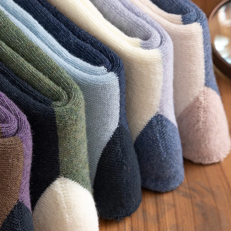 Высококачественные брендовые мужские хлопковые носки - Фотография_2