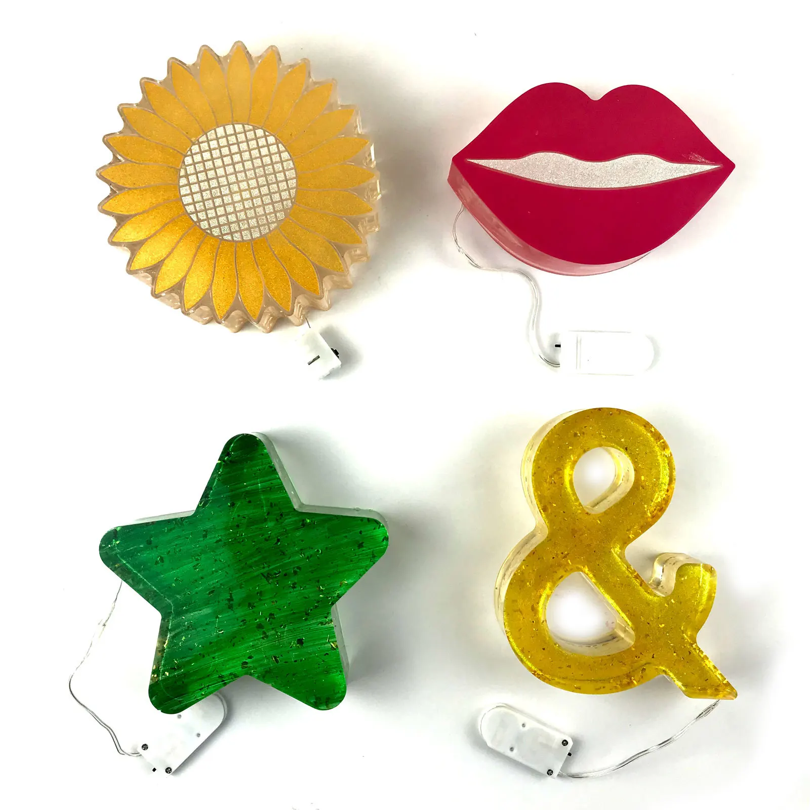 Силиконовая форма для ночной лампы в виде звезды - Фотография_4