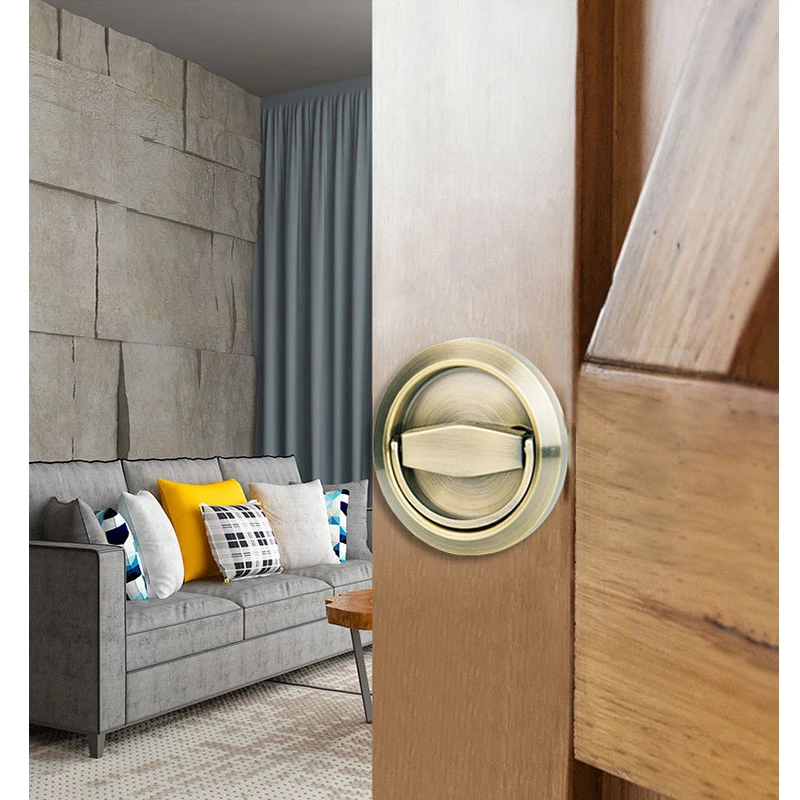 Утопленный невидимый замок с ручкой чашки из нержавеющей стали - Фотография_5