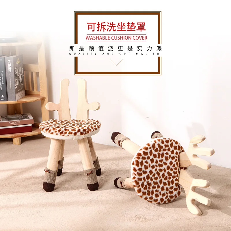 Детский стул из цельного дерева - Фотография_4