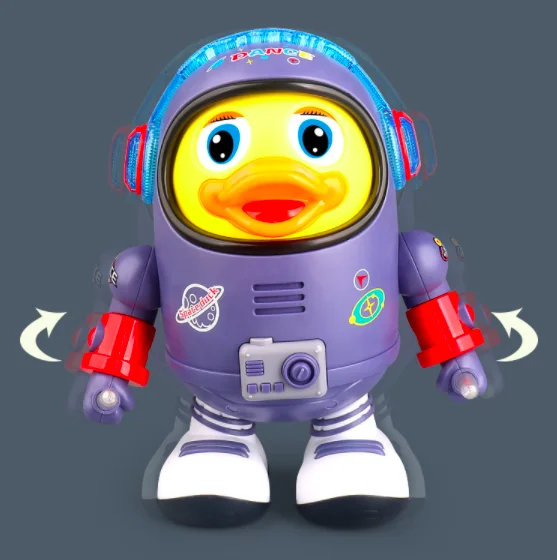 Танцующая игрушка космическая утка - Фотография_4