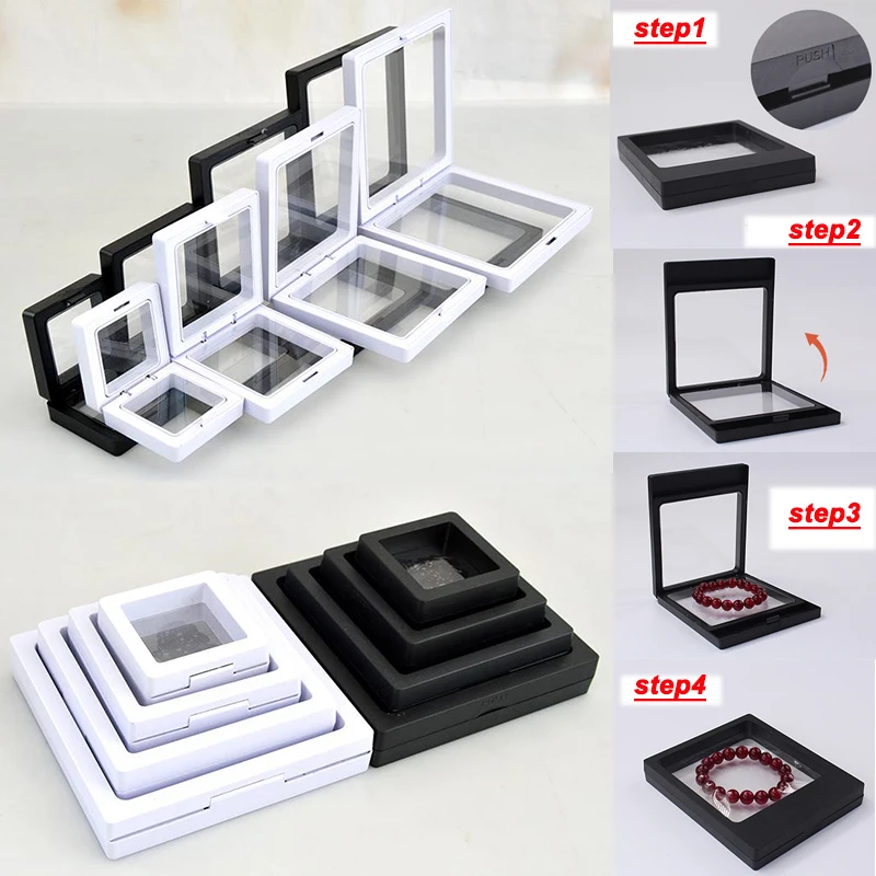 Пластиковые 3d плавающие подставки для ювелирных изделий - Фотография_2
