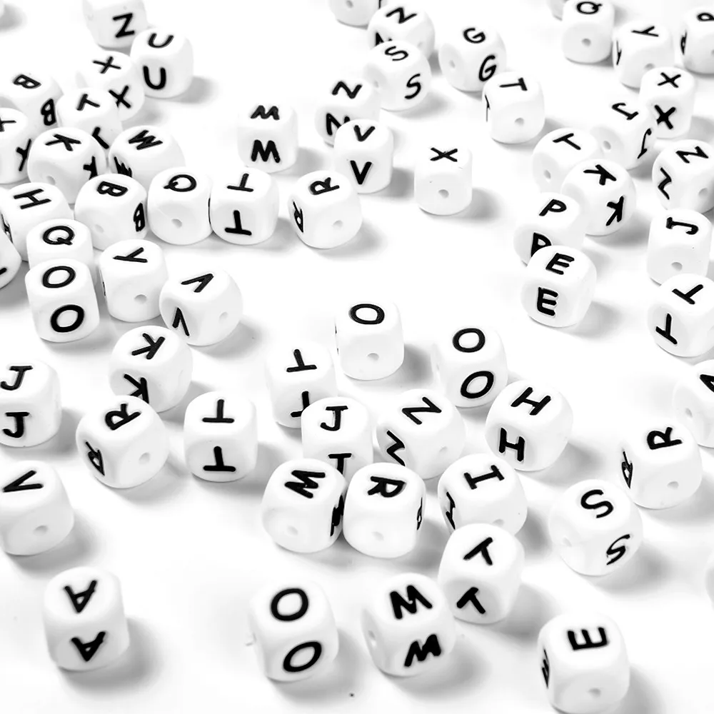 Силиконовые бусины в виде букв - Фотография_4
