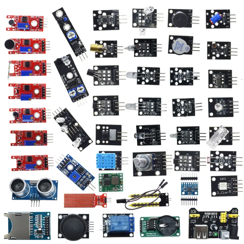 Стартовый комплект сенсорных модулей 45 в 1 для arduino