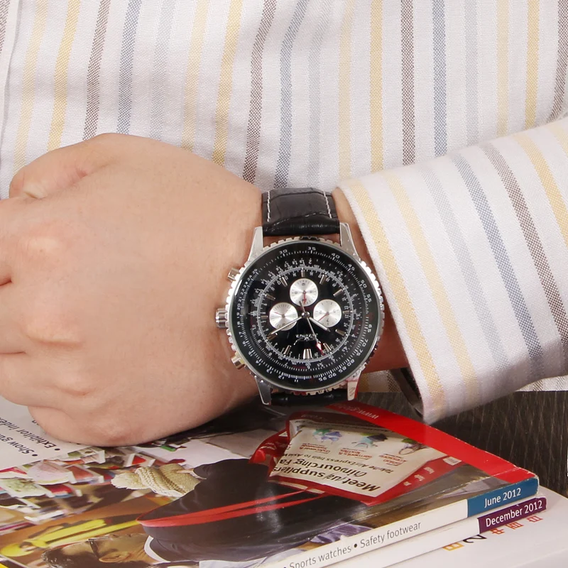 Часы jaragar, модные стильные механические - Фотография_5