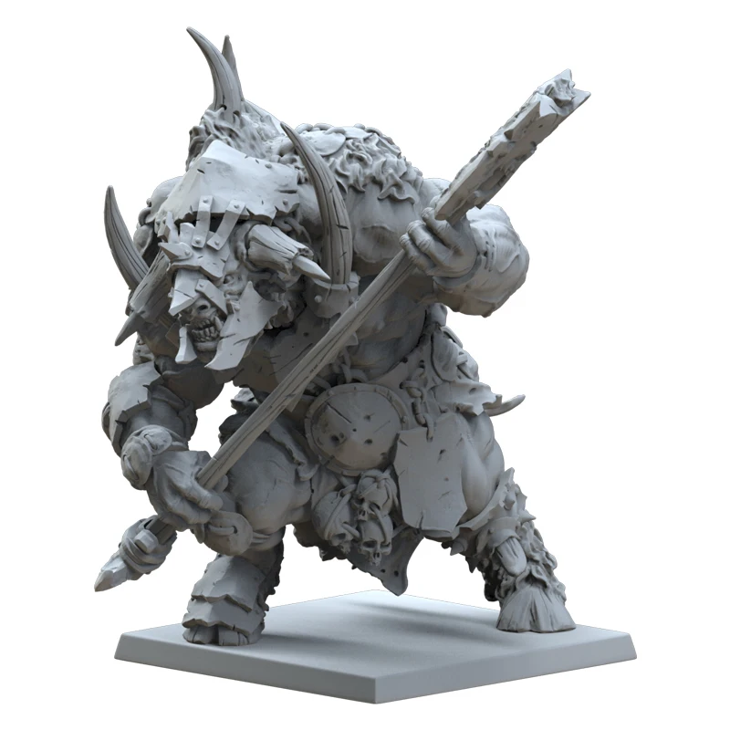 56 мм undead minotaur 3d печать