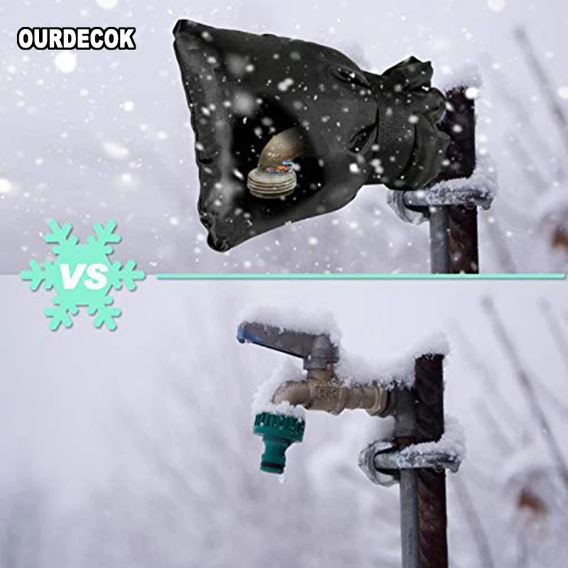 Новый зимний водонепроницаемый уличный чехол для смесителя - Фотография_3