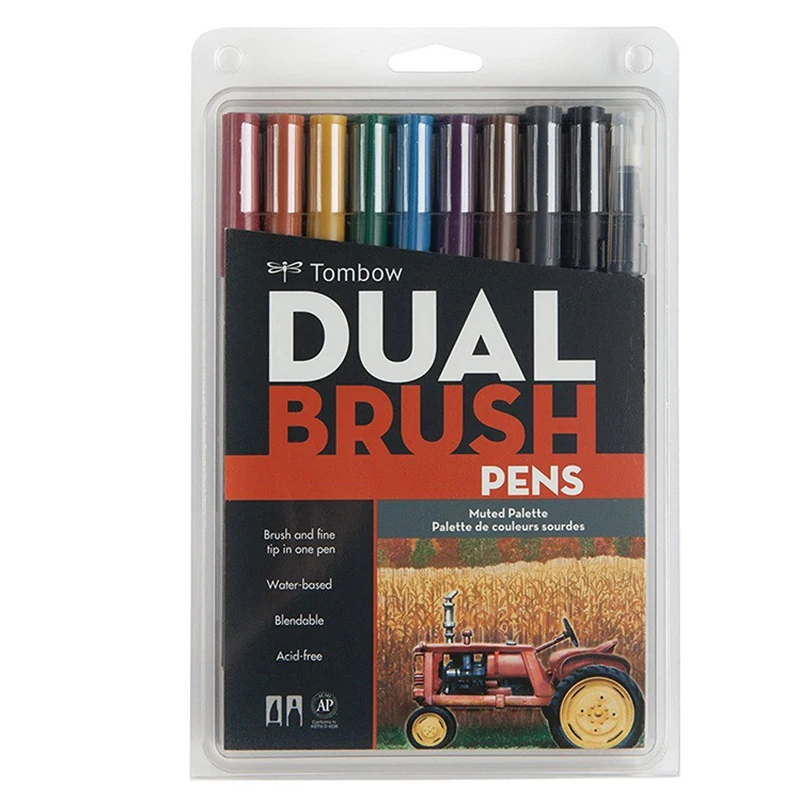 Tombow abt ручка с двойной кистью - Фотография_6