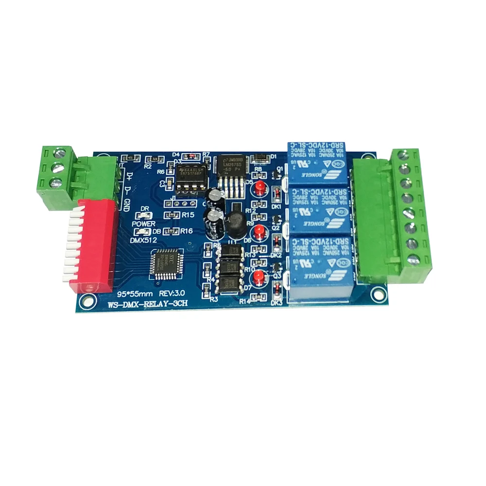 Оптовая продажа 3ch dmx 512 реле выход