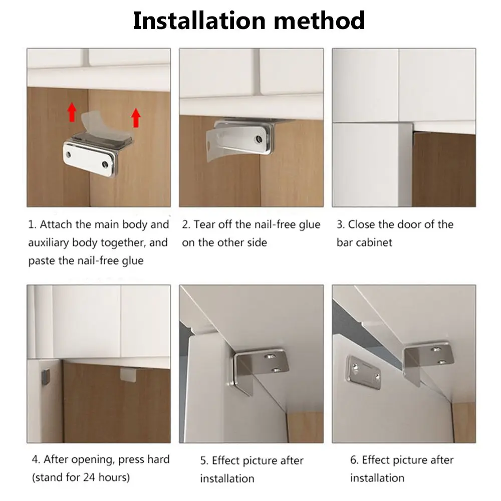 L-образный крепкий магнитный дверной закрыватель кабинета - Фотография_6