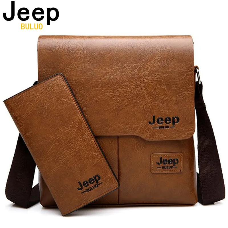 Мужская брендовая сумка и кошелек jeep buluo