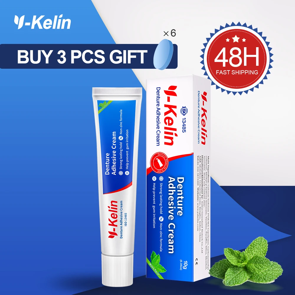 Клейкий крем для протезов y-kelin