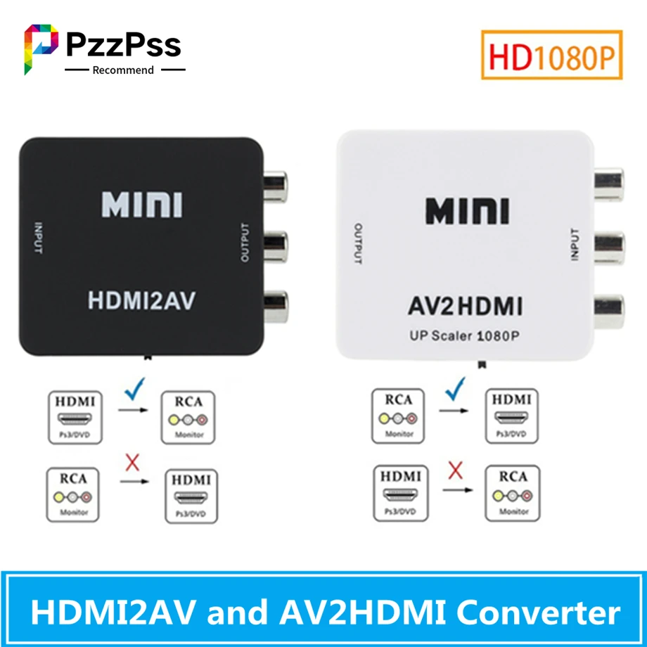 1080p hdmi-совместимый адаптер-скалер