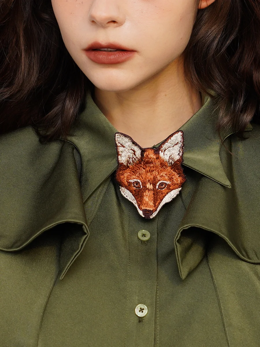Женский галстук-бабочка fun fox
