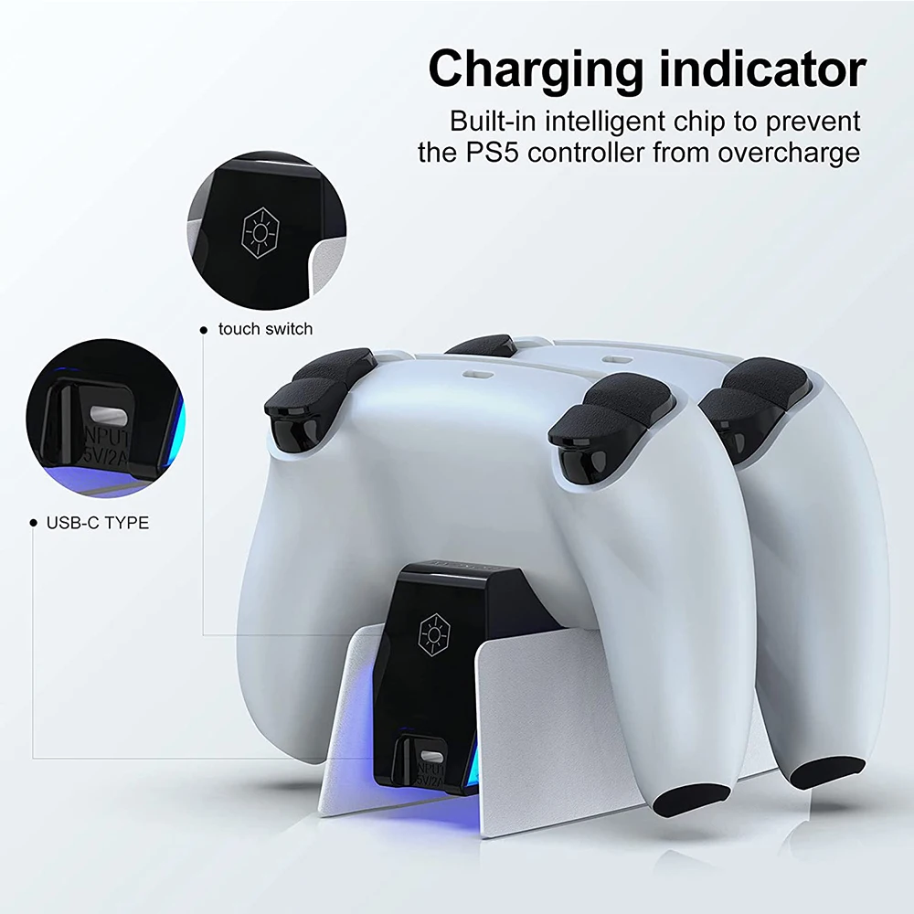 Зарядная станция dualsense для ps5 type-c - Фотография_5