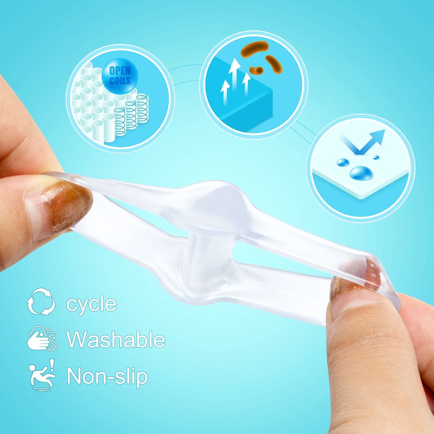 3-х типов, мягкий эластичный разделитель пальцев - Фотография_3