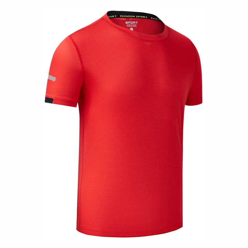 Быстросохнущая футболка из полиэстера с круглым вырезом - Фотография_4