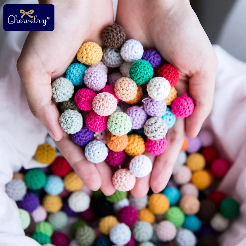 Деревянные вязаные крючком бусины - Фотография_2