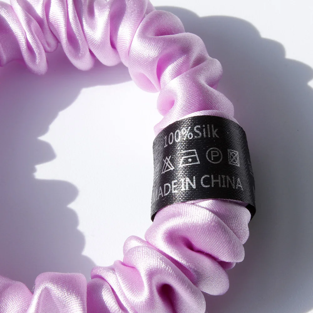 Резинки для волос из 100% чистого шелка шелковицы - Фотография_4