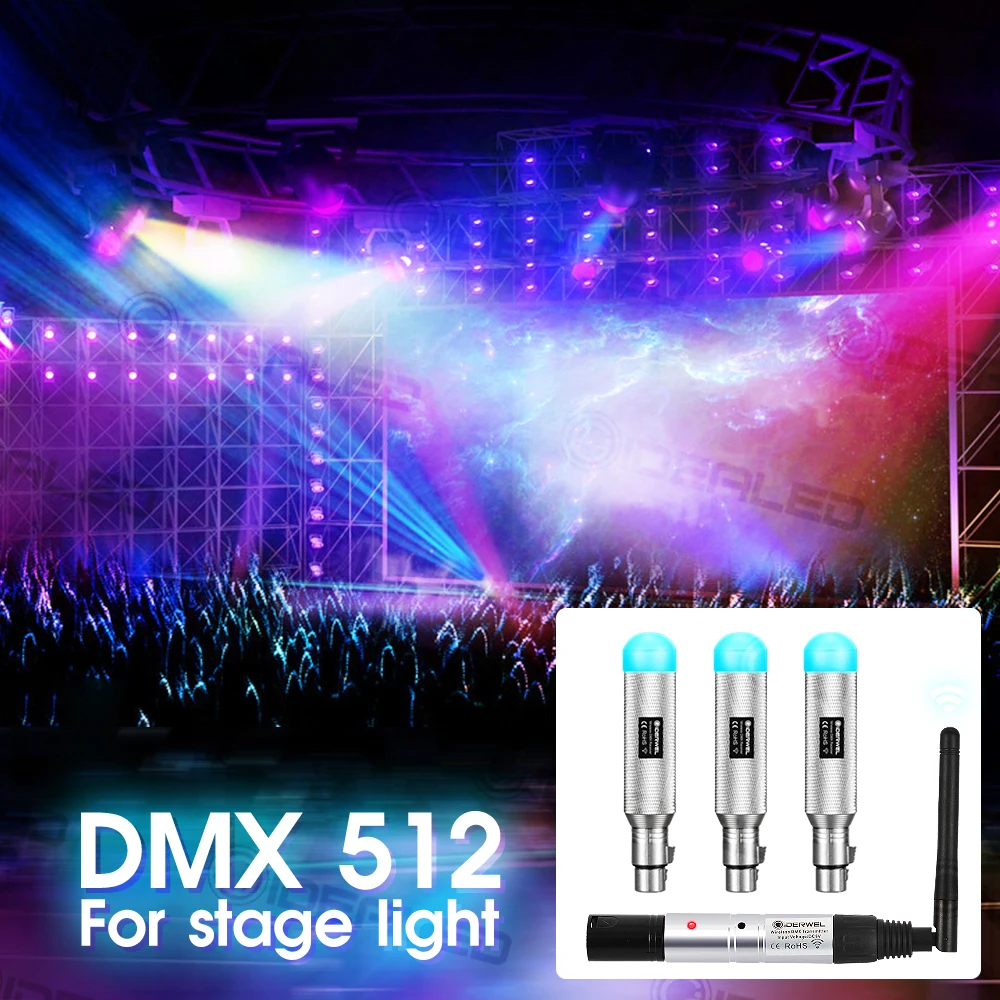 Dmx512 приемник передатчик с батареей