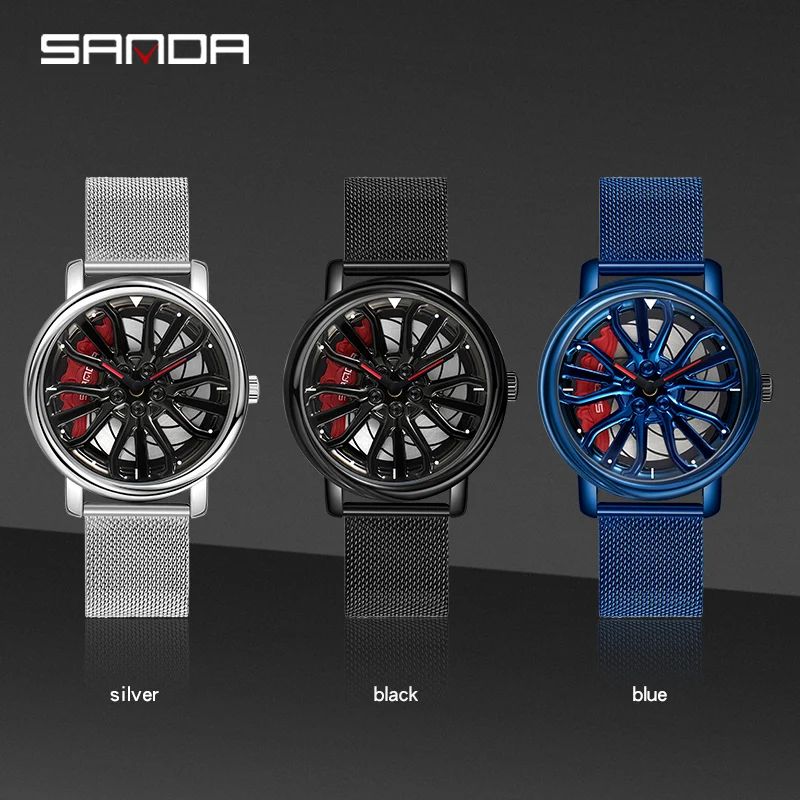 Часы мужские кварцевые водонепроницаемые с вращающимся циферблатом - Фотография_5