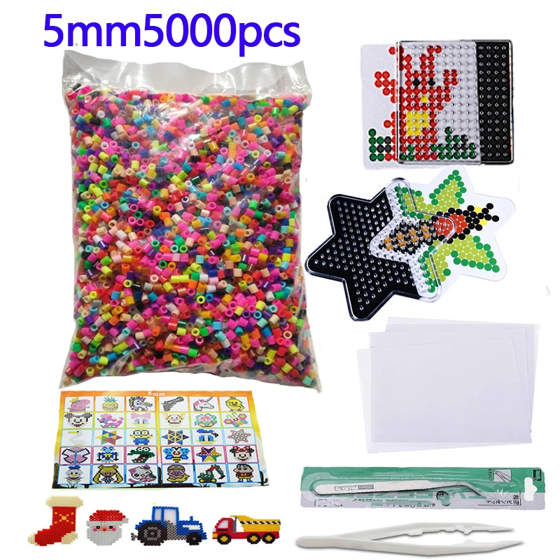 Большие 5 мм бусины hama (2 шаблона - Фотография_2