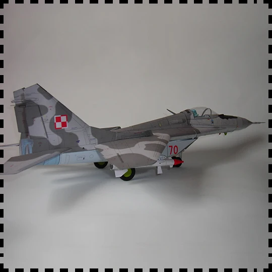 Набор бумажных моделей для рукоделия mikoyan mig-29