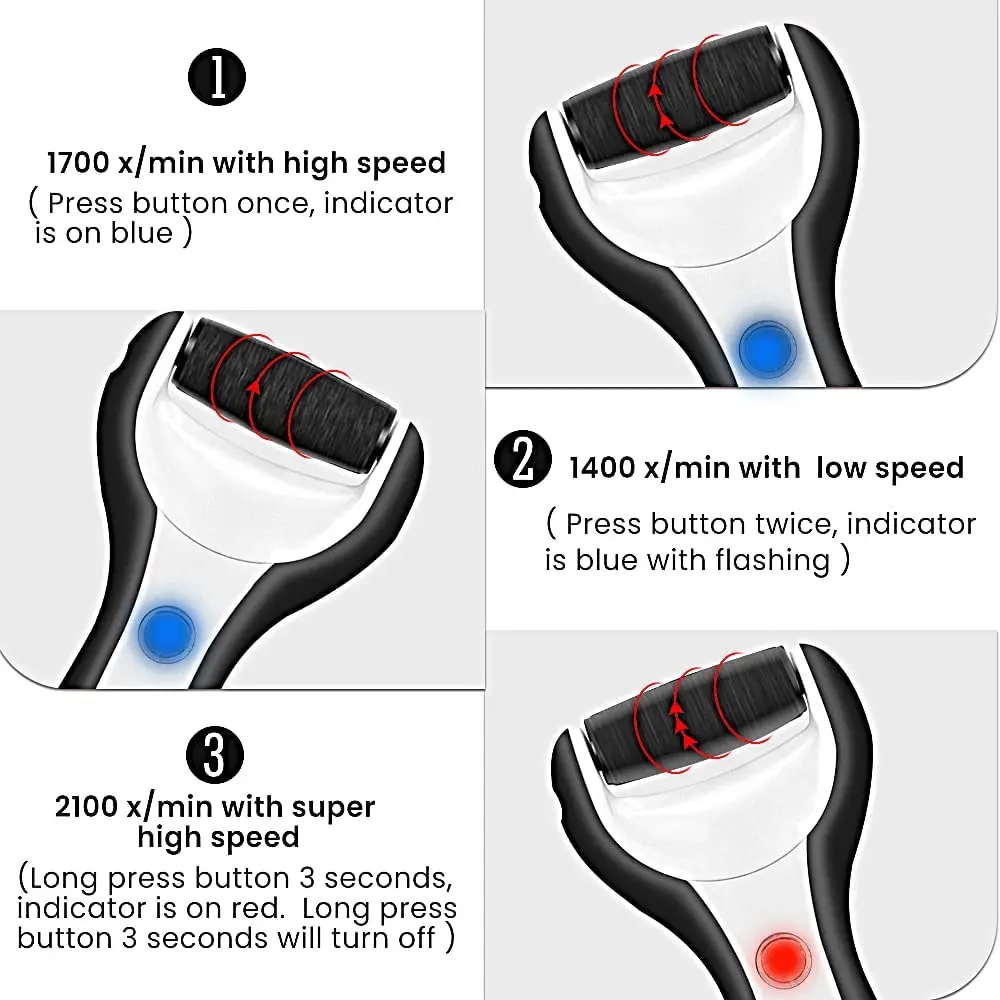 Перезаряжаемая электрическая пилка для ног - Фотография_3
