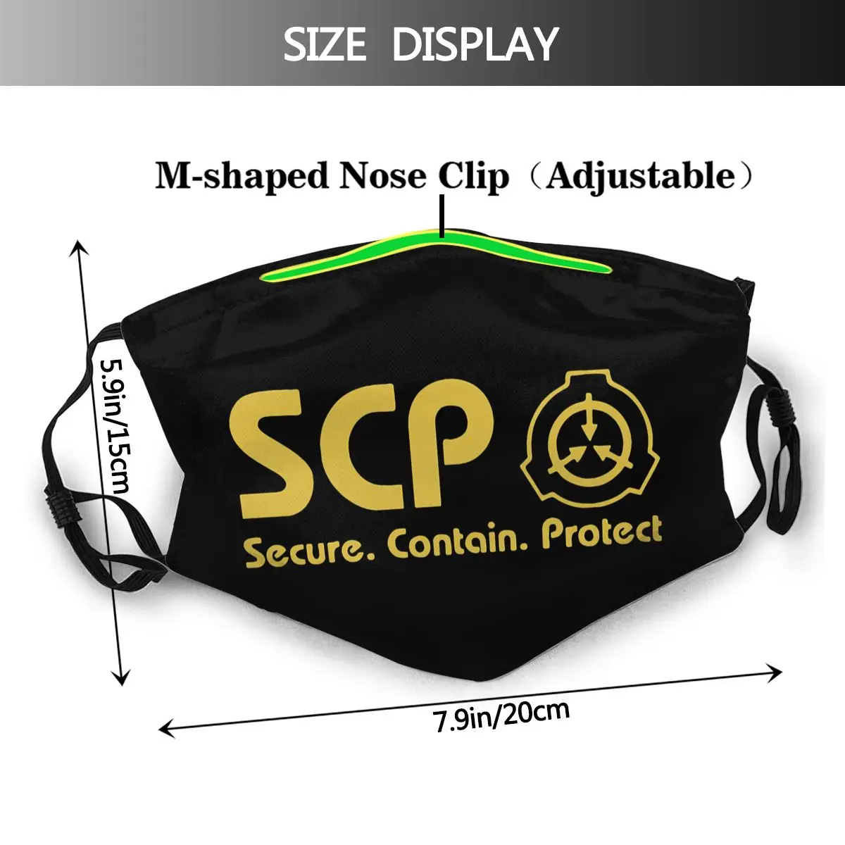 Губная маска-органайзер scp foundation - Фотография_2