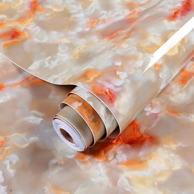 Современная кухонная мраморная контактная бумага - Фотография_5