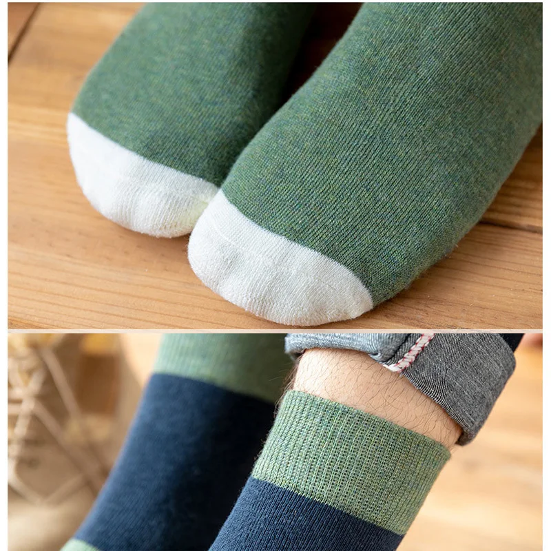 Высококачественные брендовые мужские хлопковые носки - Фотография_4