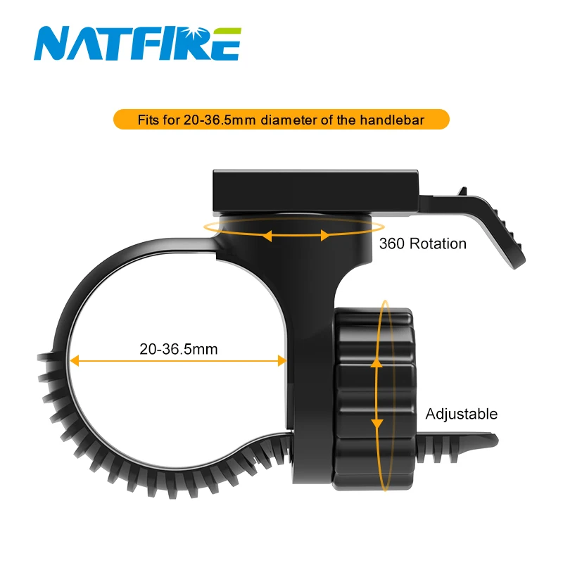 Для велосипедного фонаря natfire