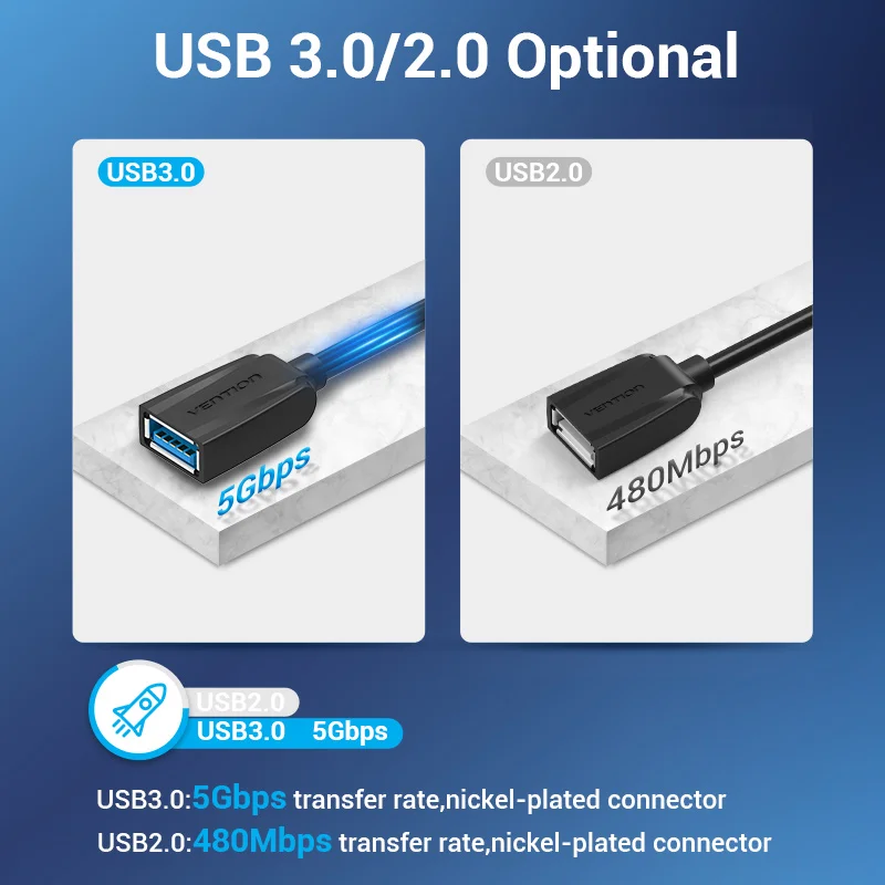 Vention usb 3,0 удлинительный кабель usb 2 - Фотография_6