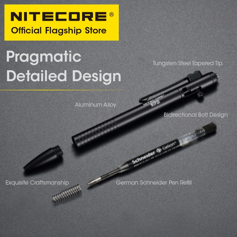 Nitecore ntp31 тактическая ручка с чпу - Фотография_5