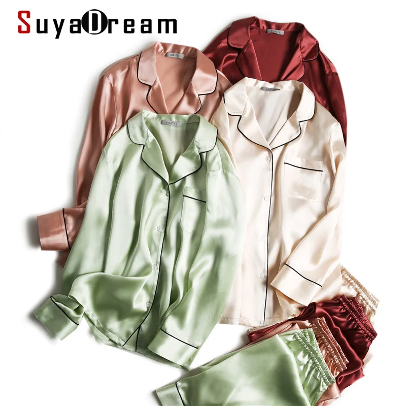 Suyadream, женские шелковые пижамы