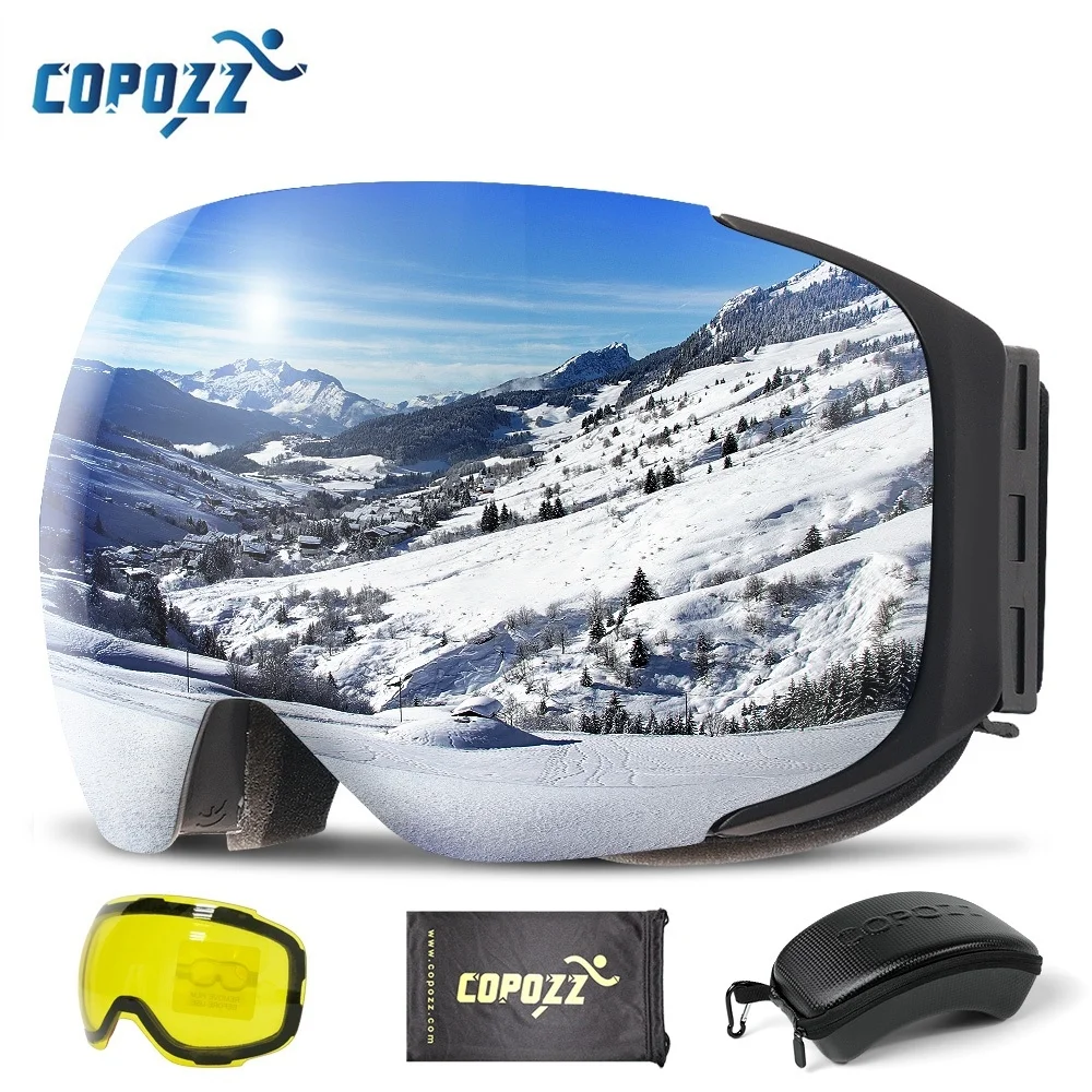 Магнитные лыжные очки copozz с
